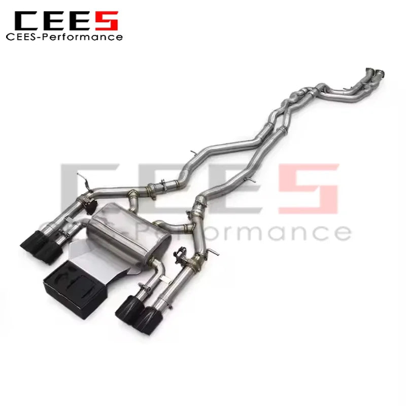 cees Valved Catback Exhaust 2.5 2.75inch pipe For BMW M3/M4 F80/F82 3.0T 2014-2019 Stainless Steel rear Exhaust Pipes modify