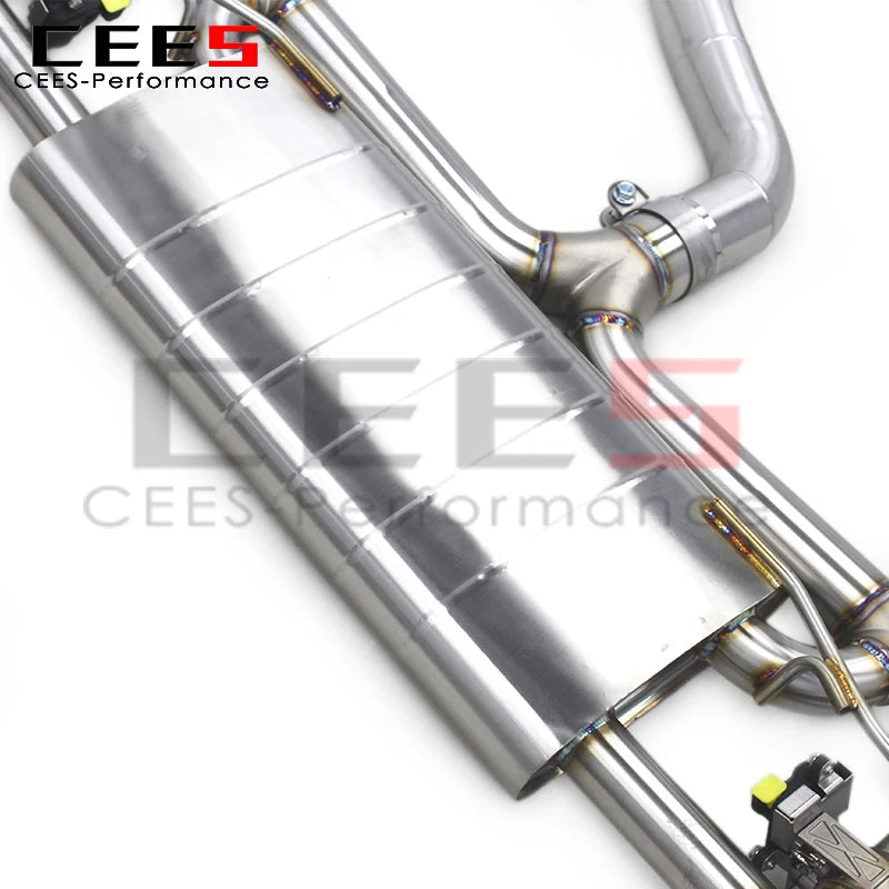 cees Catback Exhaust System Pipes for VW GOLF 7/MK7/GTI 2.0T 2014-2020 SS304 Stainless Steel Car Escape Exhaust Pipe Muffler