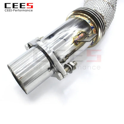 BMW M3/M4 F80/F82/F83 S55 3.0T Stainless Steel High Flow Catted Downpipe Exhaust System