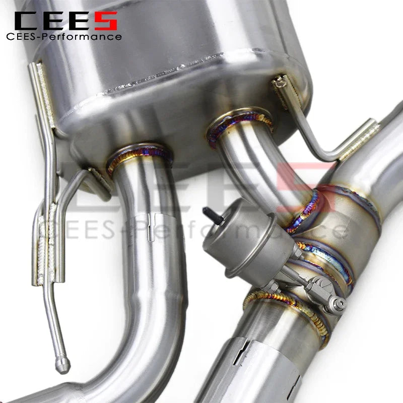 cees Catback Exhaust Pipes For BMW M240/M240i B58 3.0T 2017-2024 Escape Stainless Steel Exhaust Pipe Muffler System