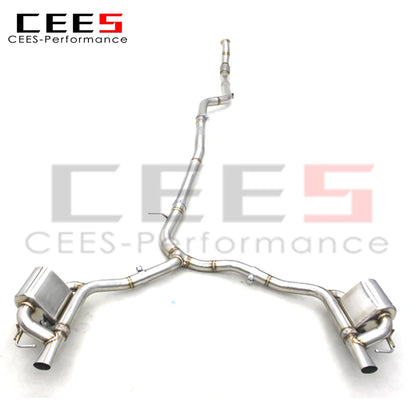 Catback Exhaust Pipe For Mercedes-Benz AMG GT53 3.0T 2019-2023 Car Exhaust System Stainless Steel Pipes Escape Muffler