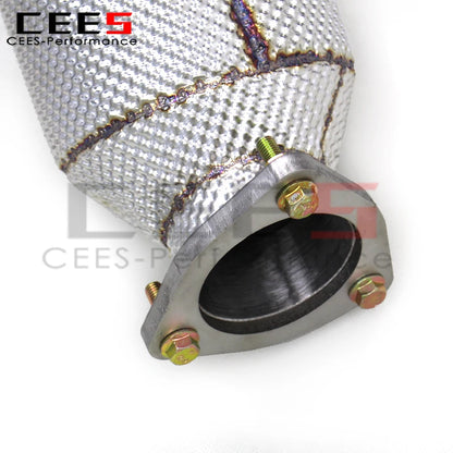 cees Exhaust Downpipe for Porsche 718 Cayman GT4 RS 4.0L 2022-2025 Exhaust System Stainless Steel OPF Downpipe with Catalyst