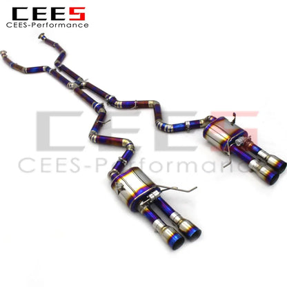 cees Catback Exhaust for BMW M3 E90/E92/E93 4.0L 2007-2013 High Performance Titanium Alloy Racing Exhaust System Assembly