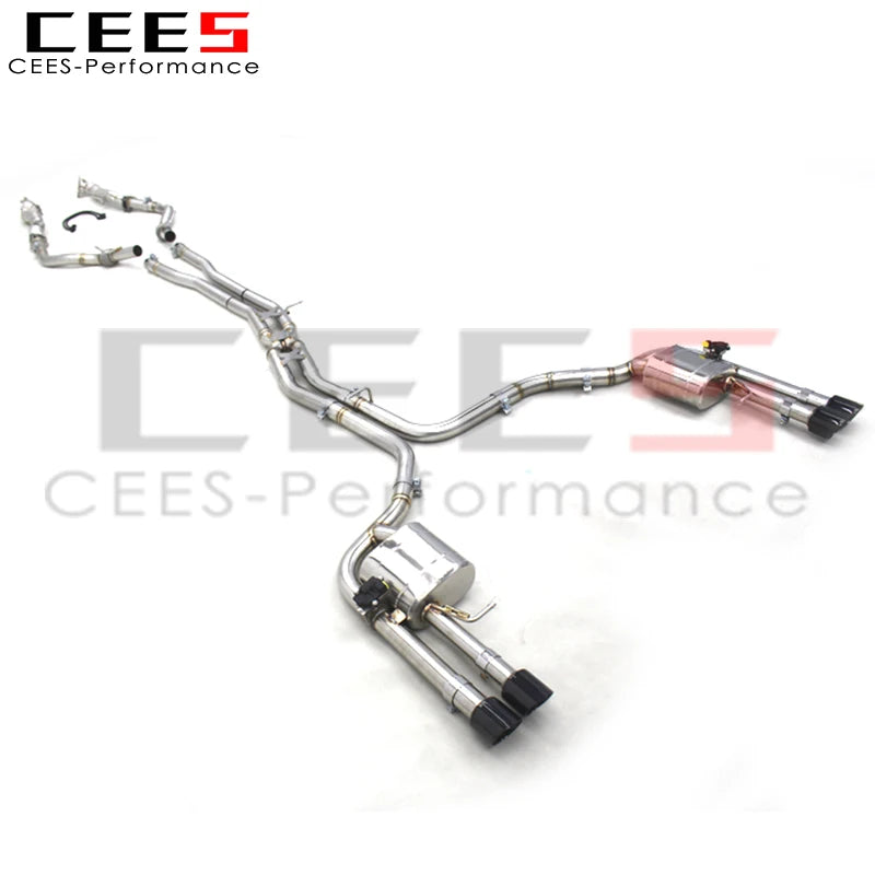 cees for Audi S8 D4 4.0T 2013-2018 Valved Sport Exhaust System