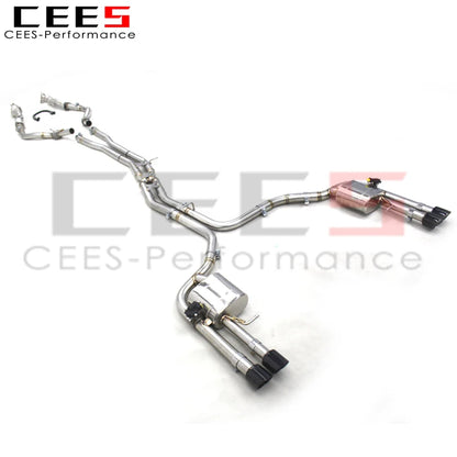 cees for Audi S8 D4 4.0T 2013-2018 Valved Sport Exhaust System