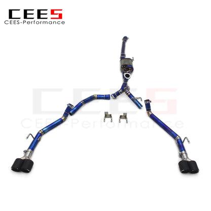 CEES New Style Automobile Titanium Performance Catback Exhaust Valvetronic Muffler System For Ford F150 3.5T 2015-2019