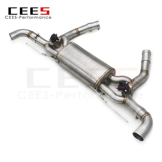 CEES Valvetronic Muffler Axle Exhaust For BMW X7 3.0T/4.4TT G07 2019-2023 Stainless Steel Escape Exhaust Pipe