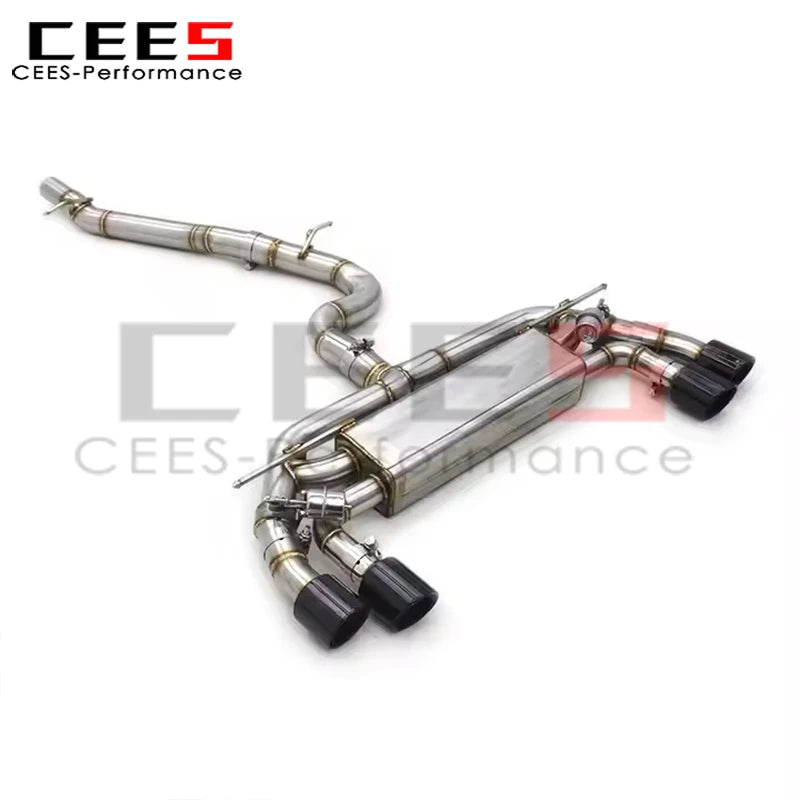 cees Catback Exhaust Escape for VW GOLF MK7 7R/7.5R 2.0T 2012-2019 Valve Exhaust Pipe Muffle SS304 Stainless Steel System