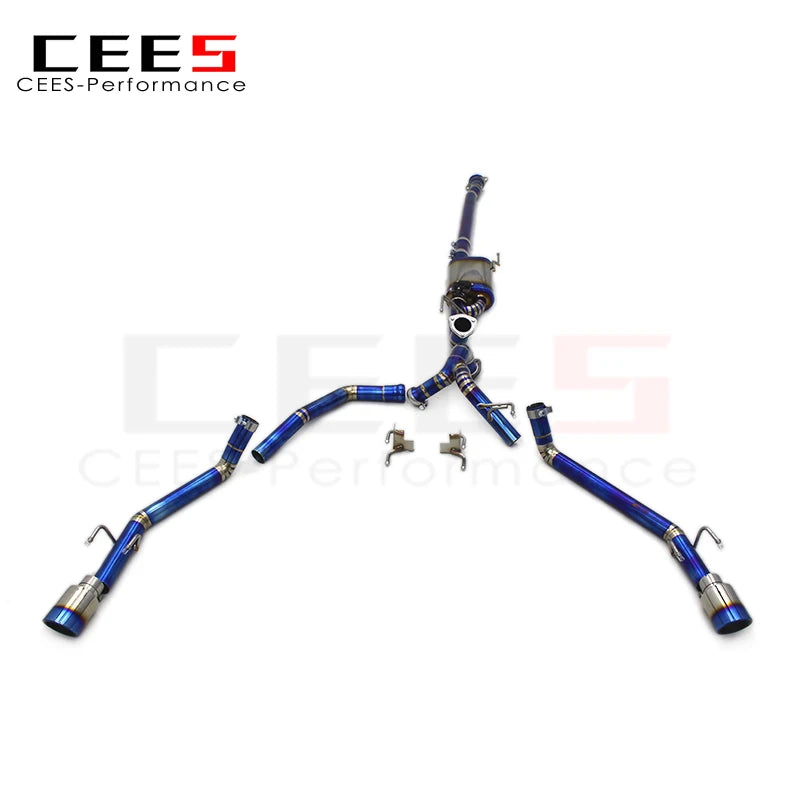 CEES New Style Automobile Titanium Performance Catback Exhaust Valvetronic Muffler System For Ford F150 3.5T 2015-2019