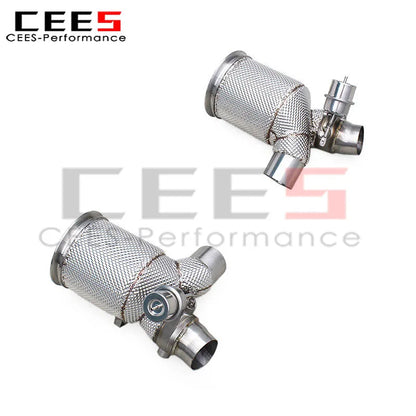 Porsche 911 991/991.1 GT2 RS 3.6 2010-2016 Stainless Steel Heat Shield Downpipe OEM Valve Exhaust System