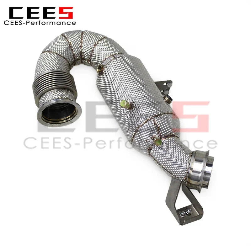 cees Downpipe Exhaust for Mercedes-Benz AMG GT53/GLE53/E53 3.0T 2020-2024 Stainless Steel Downpipe with Catalyst Exhaust Pipe