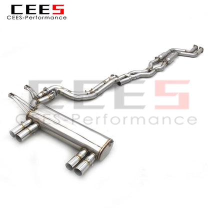 CEES High Performance Titanium Exhaust Muffler For BMW M3 E46 2004-2006 Valvetronic Catback Exhaust System