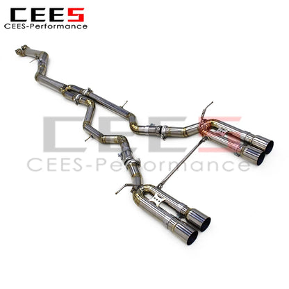 cees Tuning Catback Exhaust for BMW M3/M4 F80/F82/F8X 3.0T 2015-2019 Performance Titanium Racing Car Exhaust System Pipe Muffler