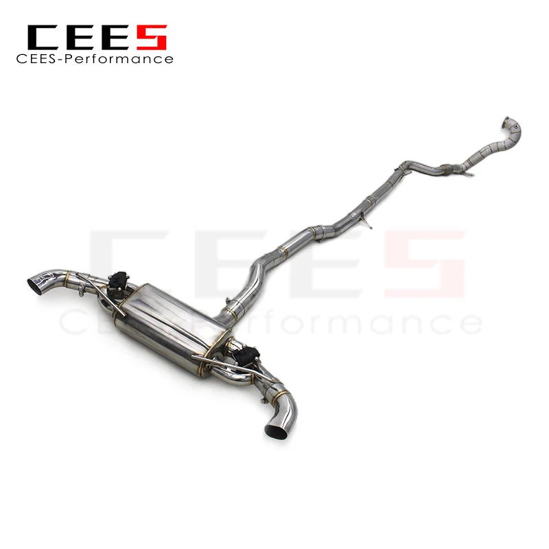 CEES Catback Exhaust Escape Exhaust Downpipe For Mercedes-Benz A45 AMG 2.0T 2014-2023 Stainless Steel Valvetronic Exhaust Pipe