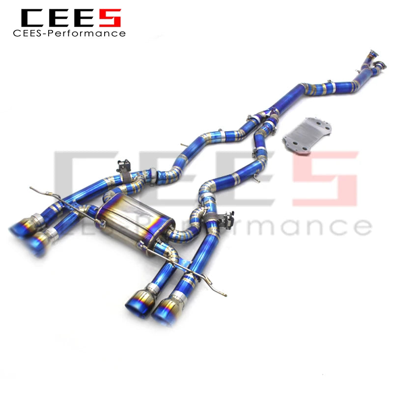 CEES Titanium Exhaust Pipes For BMW M2 G87 2023 High Performance Catback Exhaust mufflers convert sound