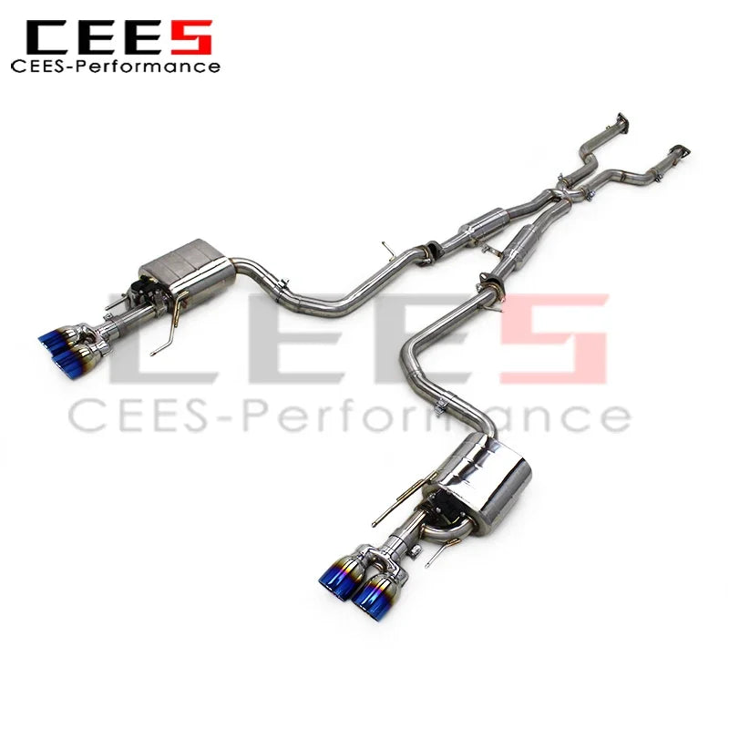 CEES Catback Exhaust Muffler  for Lexus RC350 3.5L 2014-2021 SS304 Escape Car Exhaust Pipes Upgrade Racing Exhaust System