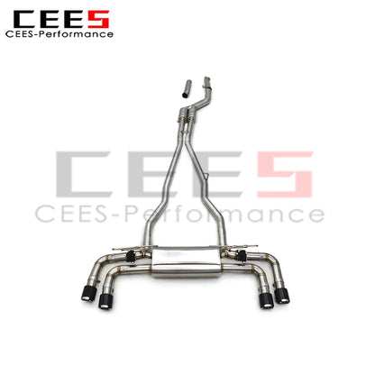 cees Catback Exhaust System for BMW 530/530i B48 3.0T 2017-2023 Escape Performance SUS304/Titanium Exhaust Pipe Muffler Assembly