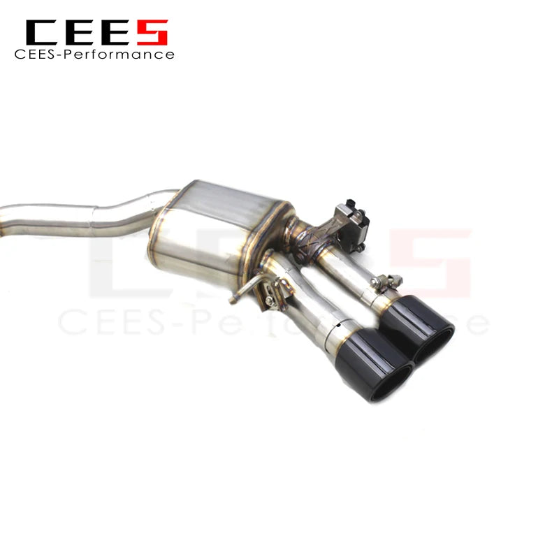 CEES Catback Exhaust System Stainless Steel Valvetronic Exhaust Pipe For Audi S4/S5 B9 3.0T 2019-2023