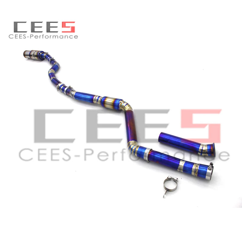 CEES Catback Exhaust For Toyota Supra A90 3.0T 2020-2023 Titanium alloy Exhaust Pipe Muffler High custom Car Exhaust System