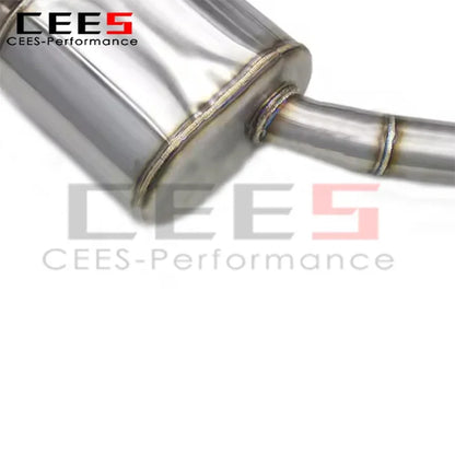 cees Catback Performance Valvetronic Exhaust Pipe for Audi S6 C7 4.0T 2012-2018 Stainless Steel Car Exhaust System Assembly