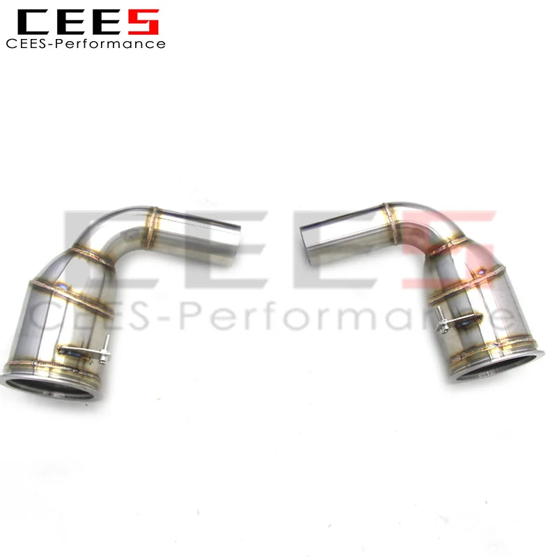 CEES Exhaust manifold For Porsche 911 992 GT3 4.0 2017-2023 without catalyst Catless downpipe Exhaust Pipe