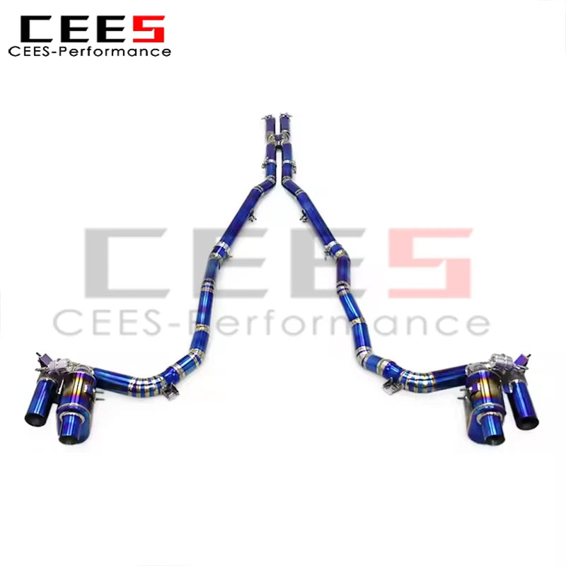 cees Performance Titanium Exhaust for Ferrari GTC4 Lusso/Lusso T 2016-  Car Exhaust Pipe Valvetronic Catback Exhaust Muffler