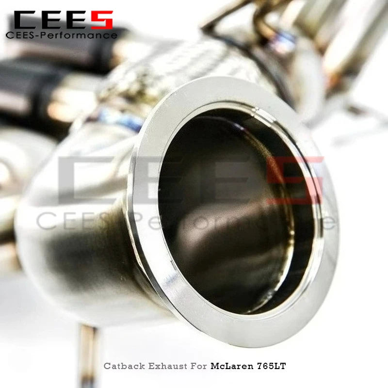 CEES for Mclaren 765LT 4.0T 2020+ Valved Sport Exhaust System