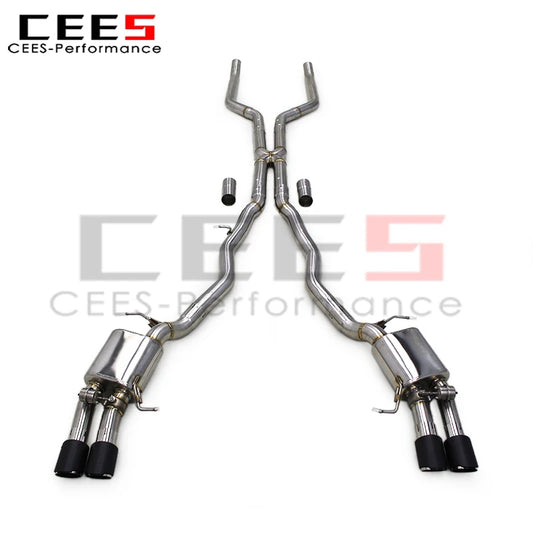 CEES Escape with Valve Catback Exhaust for BMW 650/650i F06/F12/F13 4.0T 2011-2017 Stainless Steel Car Exhaust Muffler System