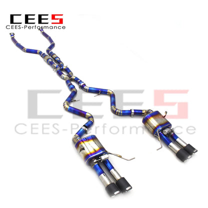 CEES Catback Exhaust For BMW M3 E92 4.0L 2008-2013 Exhaust valve control High Performance Titanium alloy Exhaust System