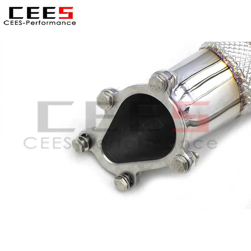 CEES With Free Flow Tube Exhaust Downpipe Header For Nissan GTR/GT-R 3.8TT 2008-2023 Sport downpipe Exhaust system