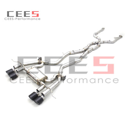 CEES Catback Exhaust for BMW M3 G80 3.0T 2020-2025 Valved Catback System Tuning Performance Stainless Steel Muffler Exhaust