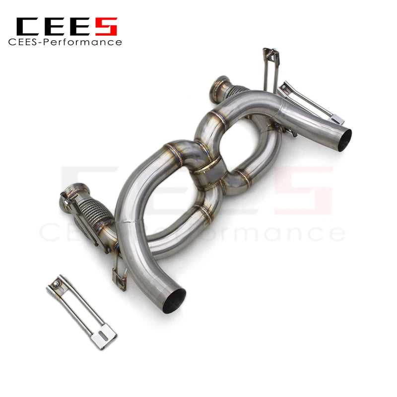 CEES Catback Exhaust System For Lamborghini Huracan EVO 5.2 2019-2023 Stainless Steel Exhaust Pipe Muffler