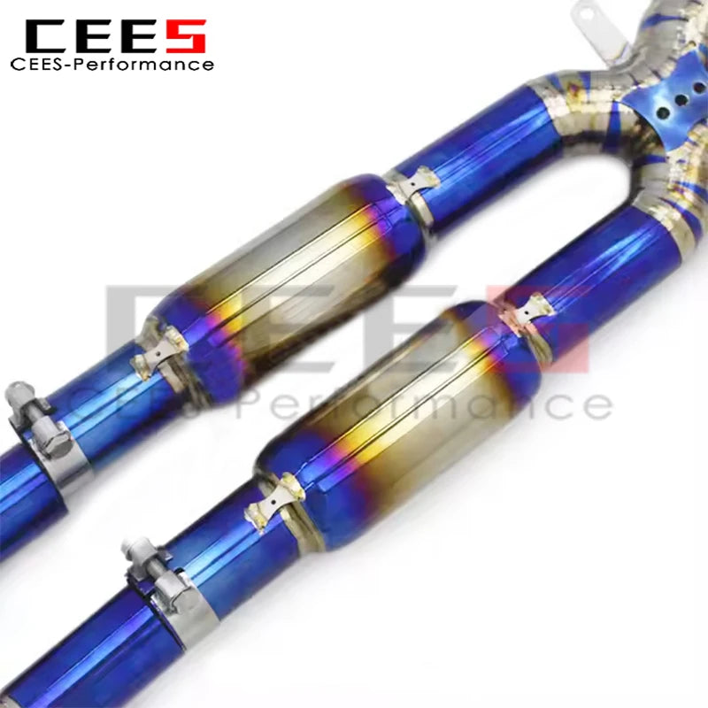 cees Titanium Performance Catback Exhaust for BMW M3 E90/E92/E93 4.0L 2007-2013 Car with Catalyst Muffler Exhaust Pipes System