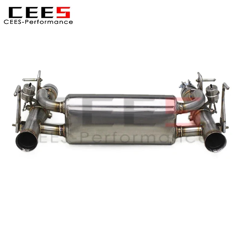 CEES Stainless Steel Catback Exhaust Pipes for Ferrari 488 3.9T V8 2015-2019 Car Exhaust System Exhaust Pipe Escape