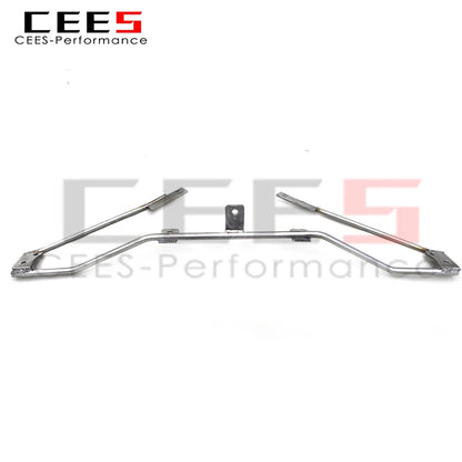 CEES Extended Brace For Porsche Boxster/Cayman 987 Stainless Steel Bracket Exhaust Pipe Car Exhaust System