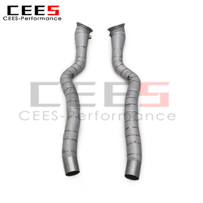 cees Catback Exhaust Downpipe Escape for Ferrari 812 Superfast 6.5L V12 2017-2023 Titanium Exhaust System Free Flow Pipe Muffler