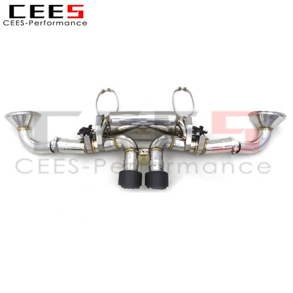 CEES Catback Exhaust System For Porsche 911 992 GT3 4.0 2017-2023 Stainless Steel Exhaust Pipe Muffler Exhaust valve control