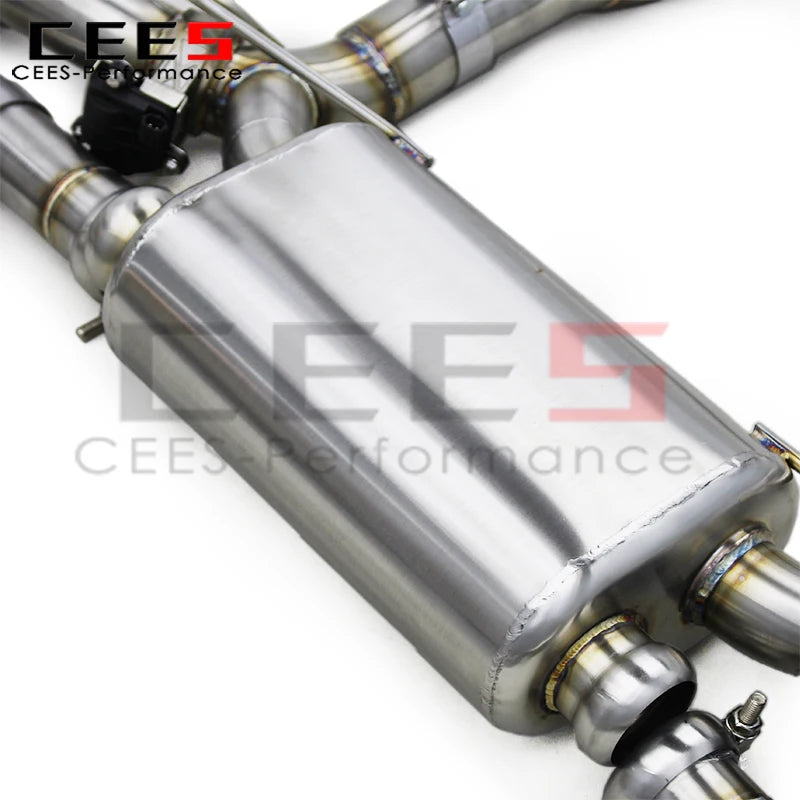 cees Valvetronic Exhaust Muffler for BMW 540 540i G30 G38 3.0T B58 2018-2023 Stainless Steel Exhaust Catback with Remote Control