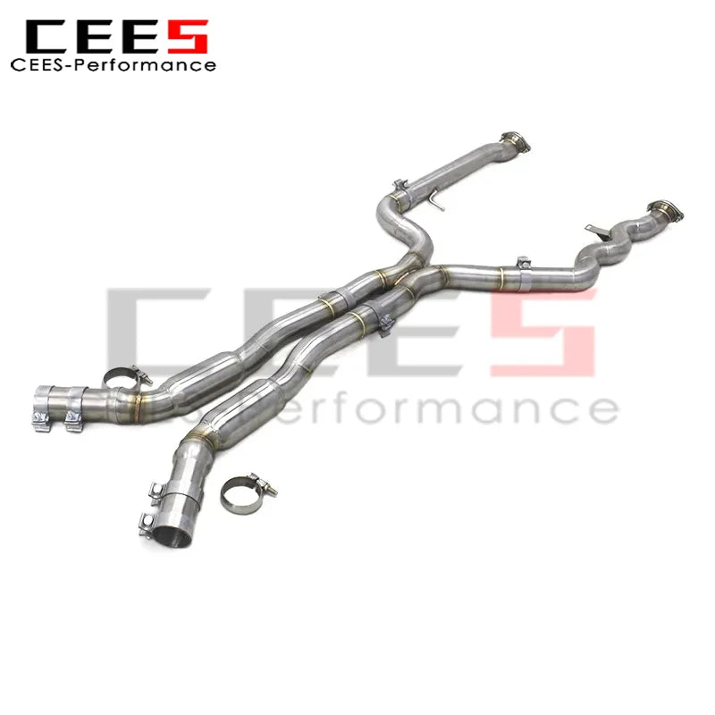 cees Mid Pipe Exhaust System for BMW M2 G87 3.0T 2023+ Performan Middle Pipe Racing Sport Car Exhaust Assembly Stainless Steel/Titanium