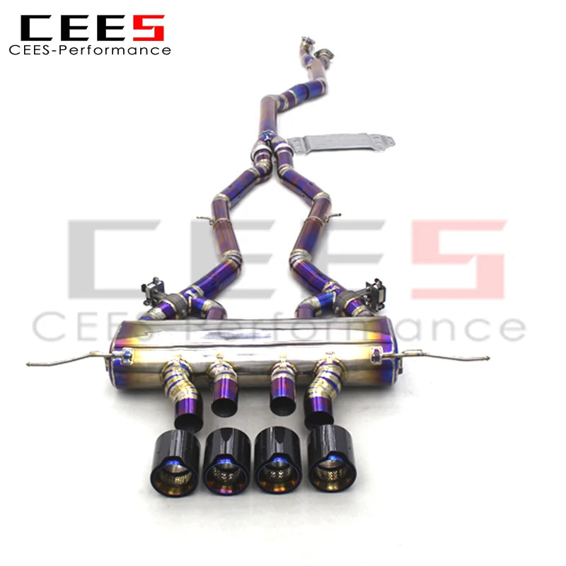 CEES Catback Exhaust For BMW M3 G80 3.0T 2021-2023 Performance Titanium alloy Exhaust Muffler Racing Car escape Exhaust System