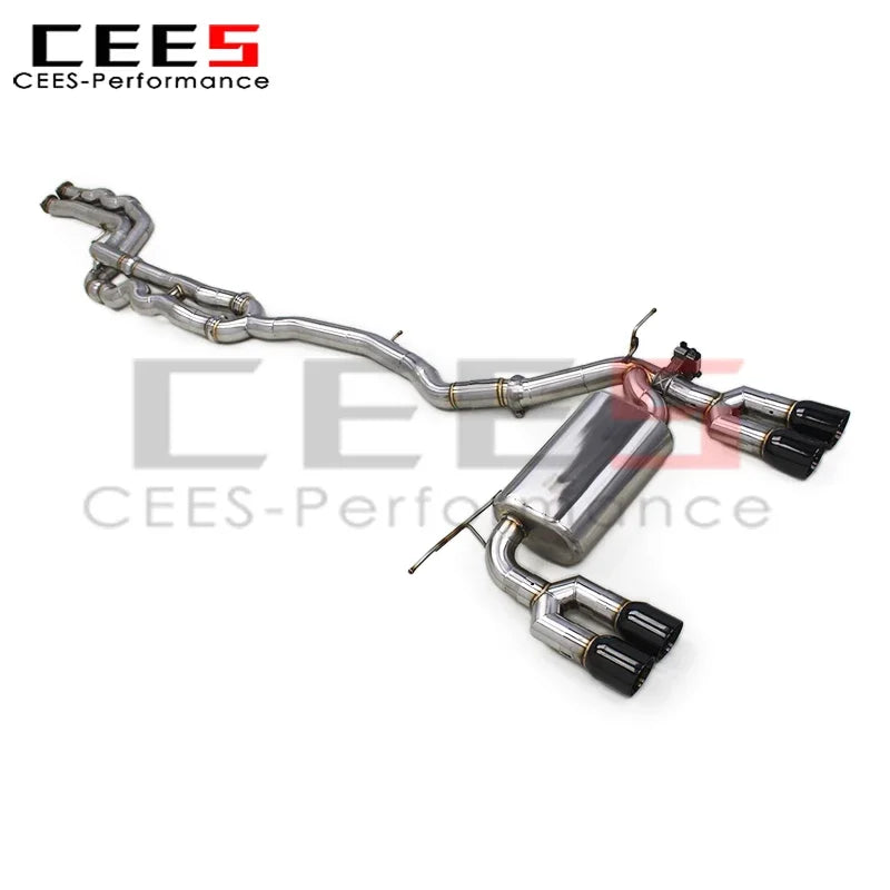 cees Performance Valved Exhaust Pipe For BMW M3 M4 M2C F87 F80 F82 3.0T 2014-2019 Stainless Steel Equal Length Catback Exhaust