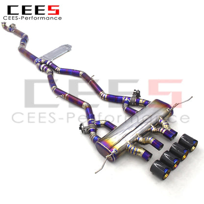 CEES Catback Exhaust For BMW M3 G80 3.0T 2021-2023 Performance Titanium alloy Exhaust Muffler Racing Car escape Exhaust System