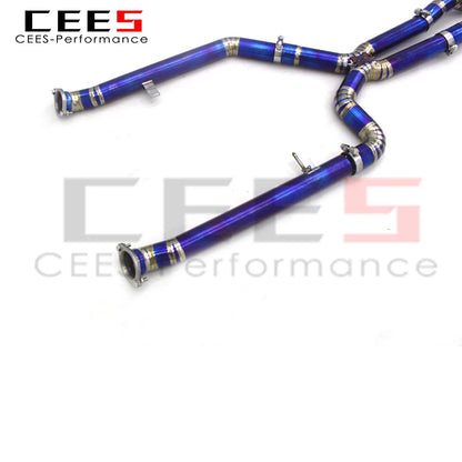 CEES Titanium Catback Exhaust System For BMW M3/M4 G80/G82/G8X 3.0T 2019-2023 Valvetronic Exhaust Pipe Muffler