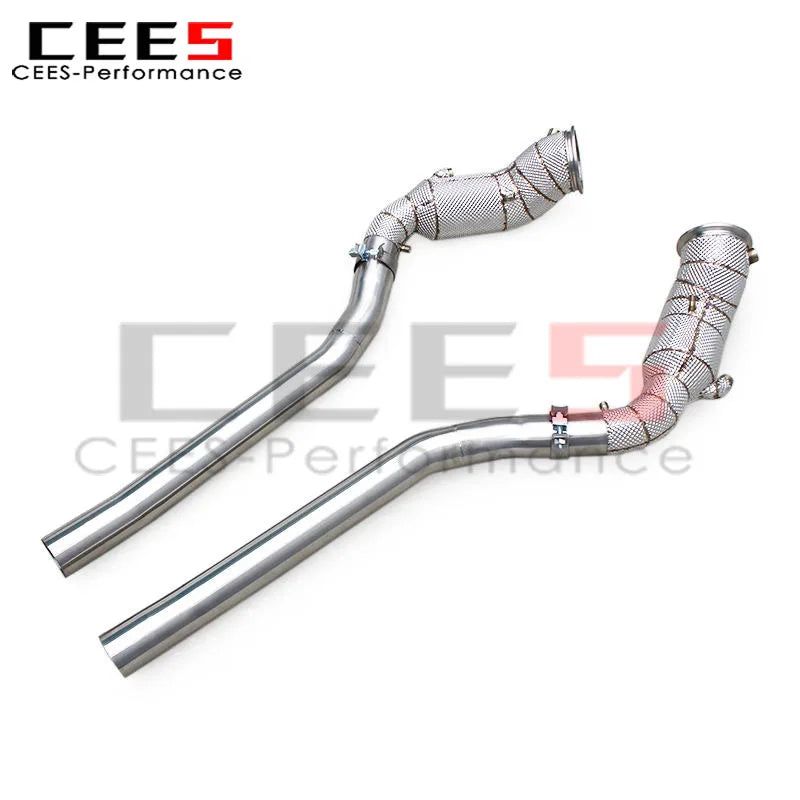 Ferrari Purosangue FUV V12 6.5L Stainless Steel Heat shield Downpipe Exhaust System