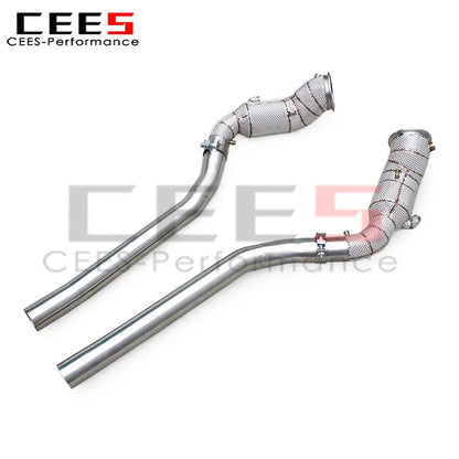 Ferrari Purosangue FUV V12 6.5L Stainless Steel Heat shield Downpipe Exhaust System