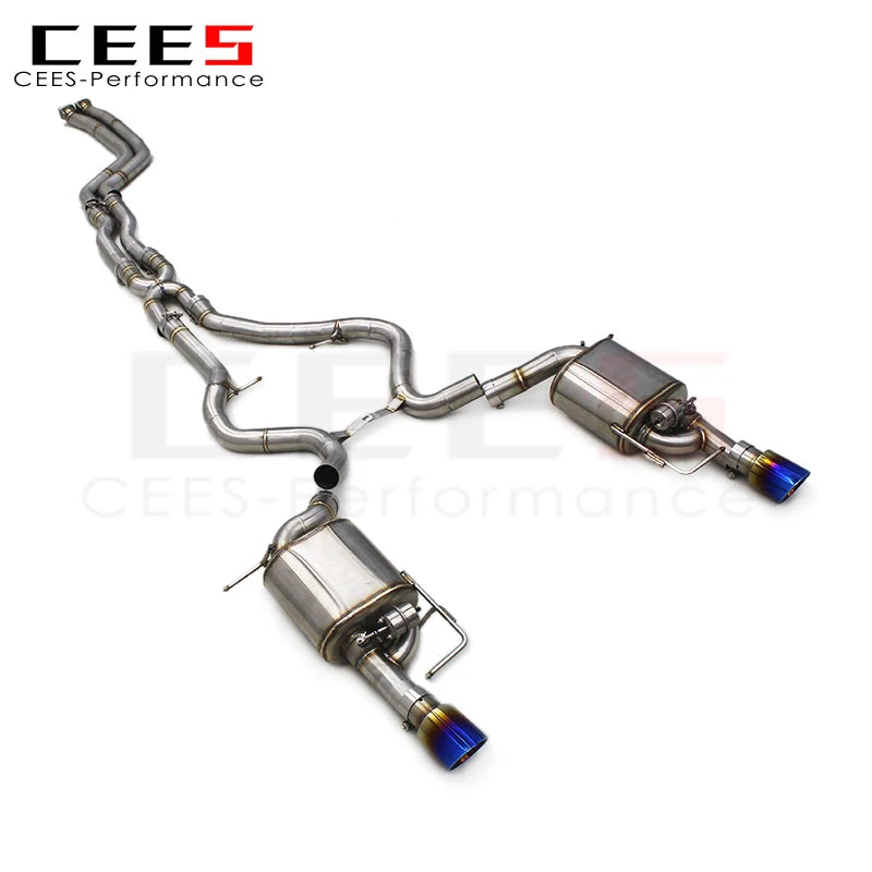 CEES valve control Catback Exhaust Systems For BMW 335/335i E90/E92/E93 N54 3.0T 2009-2013 Stainless Steel Exhaust Pipe Muffler