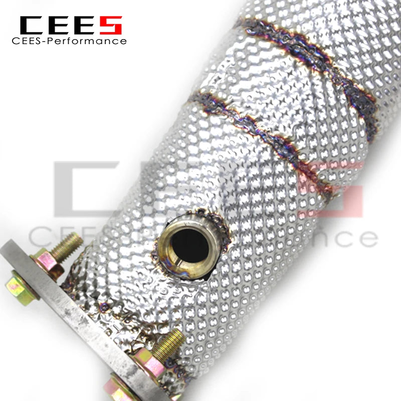 Audi Q5 2.0T 2018-2020 Stainless Steel Heat Shield Downpipe Exhaust System