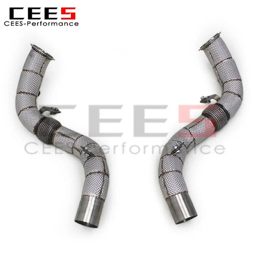 CEES Straight Downpipes for BMW M850/M850i Alpina B8  G14 G15 G16 4.4TT 2019-2023 Stainless Steel Exhaust Sport Exhaust System