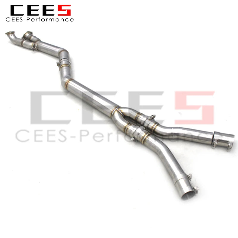 CEES  Mid pipe For BMW M3 G80/G8X 3.0T 2020-2025 Stainless Steel Automotive Performance Accessories Exhaust Pipe