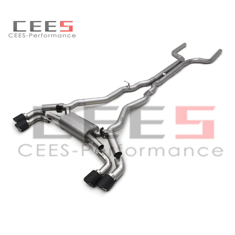 CEES Performance for BMW M5 F90 4.4T 2018-2023 Tuning Valvetronic Muffler Catback Exhaust System With Valve  Sistemas De Escape